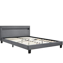 WYLZLIY-Home Struttura Letto Rete del Letto Bed Frames Bed Ecel Leather Bed Frames Classic Element Design LED Illuminazione Offre Una qualità Ideale del Sonno.