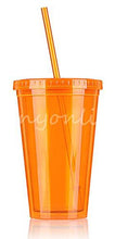 SaySure - Orange Smoothie Iced Coffee Juice Plastic Drinks Cup