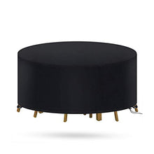Litulituhallo - Copritavolo da giardino, rotondo, impermeabile, 128 x 71 cm