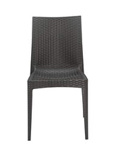 SEDIA 4 PEZZI SEDIA POLI RATTAN SINTETICO GIARDINO COL MARRONE GIARDINO INTERNO ESTERNO