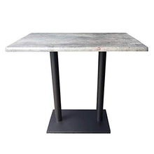 Mathi Design - Tavolino alto effetto cemento, colore: Grigio
