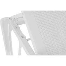 Dmora Lettino da Esterno, Prendisole Pieghevole, Impilabile, Made in Italy, 192 x 71 x 45 cm, Color Bianco