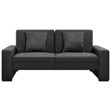 vidaXL Divano Letto Dormeuse Canapè Giaciglio Mobili Arredamento Ottomana Sofà Poltrona Seduta Salotto Divanetto Branda Grigio Scuro in Tessuto