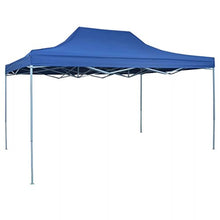 vidaXL Tenda Pieghevole Pop-up 3x4,5 m da Giardino Blu Tendone Gazebo da Party