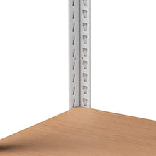 Baxton Studio Elton - Organizer per armadio, moderno e contemporaneo, con 3 ripiani, in metallo bianco