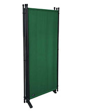 QUICK STAR Paravento da Giardino 170 x 165 cm 3 parti pieghevole Divisorio in Tessuto Protezione della Privacy Verde