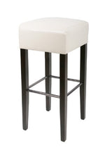 SixBros. Sgabello Bar Bistro in Legno Massiccio wengè/Creme - BAR-02-WC/4