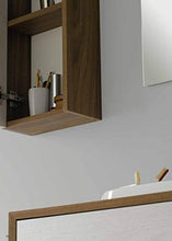 Set Mobile Lavabo Specchio LED Arredo Bagno Moderno Boston100 CERAMICHEMIRANDA-Larice