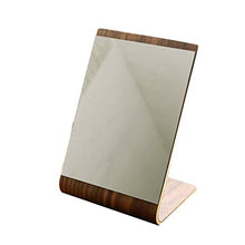 LLG Household Items& Tavolo Trucco dello Specchio, Legno Solido Free Standing Piccolo Specchio Compatto Specchio cosmetico controsoffitto Inclinazione Specchio for Il Trucco