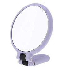 T TOOYFUL Specchio Tenuto In Mano Piegante Porpora & Verde Di 2pcs Con Ingrandimento 15X & Immagine Vera, Specchio Di Rasatura Di Trucco Del Controsof