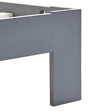 FAMIROSA Giroletto Grigio in Legno Massello di Pino 100x200 cm