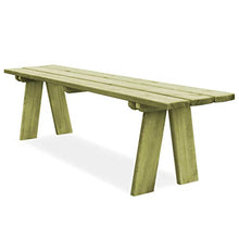 E E-NICES Panchina da Giardino 170 cm in Legno di Pino Impregnato