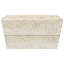 SKM Set Divani da Giardino su Pallet 6 pz con Cuscini Legno Abete (118.9kg) Rosso-3537
