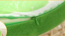 RAILONCH - 2 cuscini decorativi 3D a forma di frutta, per la casa e il giardino, 38 x 7 cm (fragola)