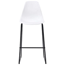 UnfadeMemory Set da Bar Set di mobili per Cucina, Mobili da Bar Tavolo 5 pz in Plastica Bianco