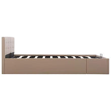 SKM Giroletto Idraulico Cappuccino Similpelle 160x200cm