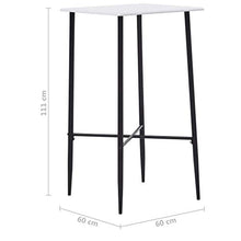 UnfadeMemory Set da Bar Set di mobili per Cucina, Mobili da Bar Tavolo 5 pz in Plastica Turchese