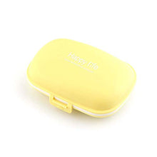 BGSFF Portapillole da Viaggio Portapillole da Viaggio Portatile da Esterno 8 Slot Sigillo Portapillole Contenitore per medicinali Piccolo Organizer Contenitore per Pillole Scatola per Fa