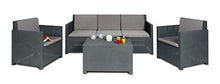 Toomax Set da Giardino in Polipropilene (Aurelia Set, 5 posti)