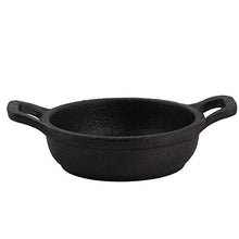 Tarente Mini Antiaderente Due Maniglie di Ferro da Cucina Padella Nero Kitchen Mestoli