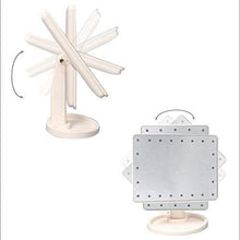 Specchio Specchi da Trucco, vanità con 22 luci a LED, Rotazione dimmerabile a 360 ° Schermo