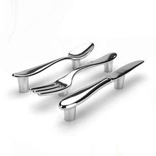 BESISOON Maniglia per MobileColtello Creativo, Forchetta E Cucchiaio Maniglia dell'Armadio da Cucina Maniglia per Mobile Drawer Handle Mobili Manigliaper Mobile Installazione Facile