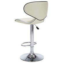 vidaXL Sgabelli da Bar 2 pz Crema in Similpelle