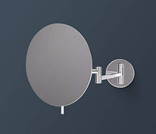 Talos Specchio cosmetico Chios, Ø 20 cm, specchio da barba con ingrandimento 3x, effetto cromato