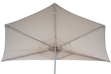 Ombrellone da balcone salvaspazio Parla Plus 145x285x252cm ~ avorio con base
