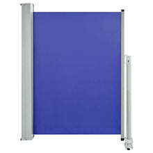Festnight Tenda Laterale Retrattile per Patio 100x300 cm Blu