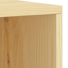 vidaXL Comodini 2pz Legno Chiaro 35x30x40 cm Pino Massello