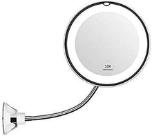Specchio Specchi per Il Trucco LED 10x vanità d'Ingrandimento Regolabile a 360 ° Rotante