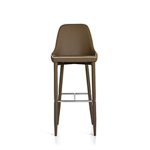 Tuoni New Plana Sgabello, Finta Pelle, Cappuccino, 4 Pezzi