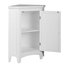 Teamson Home Mobile In Piedi Da Bagno In Legno Bianco D'Angolo ELG-586