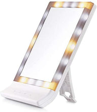 HMMN Ampio Specchio Principessa a LED, con Specchio a vanità Leggero/Smart Touch Screen Portatile Specchio da Bagno/Dressing Decoration