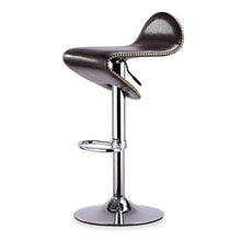 WDHWD Sedia da Bar Elegante Sedia con Schienale Alto Regolabile Sgabelli da Bar girevoli Regolabili Set Sedia Anteriore Sedia Sgabello da Bar retrò Sedia per Computer （Nero）