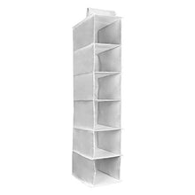 JIAHU - Armadio a 6 ripiani, in tessuto, colore: grigio, 20 cm, 1 pezzo