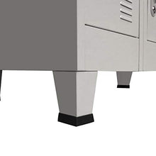 FAMIROSA Armadietto a 18 Scomparti in Metallo 90x40x180 cm