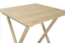 Tomaino Tavolo Pieghevole in Legno Uso Interno Esterno (60X60)