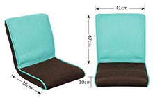 HongTeng Divani Tatami Sedia Pieghevole Giapponese Pigro Divano Camera da Letto Finestra Finestra Semplice Sedia for Il Tempo Libero Cuscino Spesso 41 × 38 × 47 cm