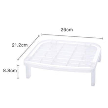 bkls 4 PCS Stackeble Kitchen Tableware Rack Cabinet Rack Tableware Drying Rack