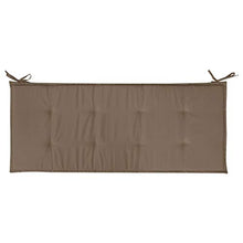 vidaXL Cuscino per Panca da Giardino Grigio Talpa 120x50x3 cm