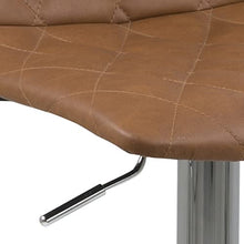 AC Design Enya - Sgabello da bar in plastica, 40 x 110 x 48,5 cm, colore: Marrone chiaro