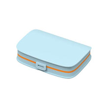 TOPBATHY - Portapillole con 6 scomparti per farmaci, organizer portatile per medicine e pillole per borsa, tasca per casa, viaggi all'aperto