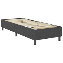 FAMIROSA Letto a Molle Grigio Scuro in Tessuto 80x200 cm-4720