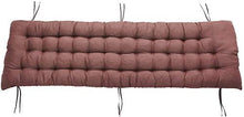 Topstylehouse, 1 cuscino reclinabile in morbido cotone, per divano e sedia a sdraio, comodo cuscino schienale antiscivolo, lavabile, facile da pulire, marrone, 48 x 170 cm