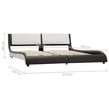 SKM Giroletto Grigio e Bianco in Similpelle 160x200 cm (38.2kg)