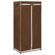 Festnight Guardaroba Portatile, Armadio Marrone 75x50x160 cm