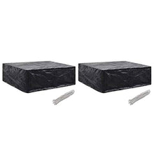 E E-NICES Coperture Arredi Giardino 2pz 8 Occhielli 250x210x90 cm