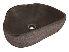 LioLiving®, lavabo "Stone" in pietra trovante (#400122)
